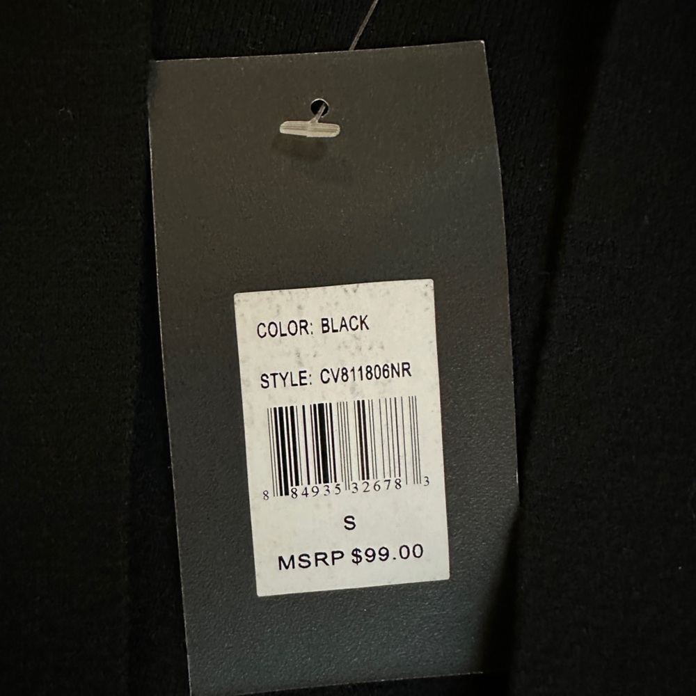 New with tags Cyrus black super soft cardigan dinner jacket sweater oversized - Picture 3 of 8